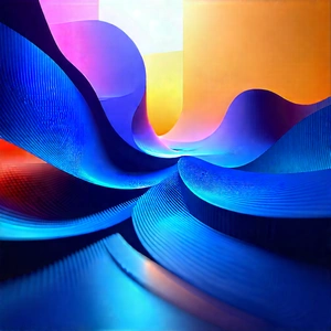 Abstract Graphic Design: Rhythmic motion captured in abstract form
