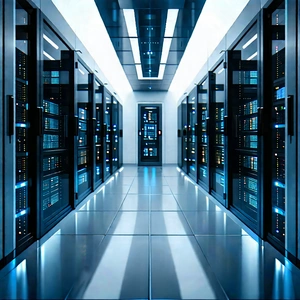 (futuristic:1.21) server room