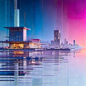 Innovative Renewable Energy Design With Painting Cityscape