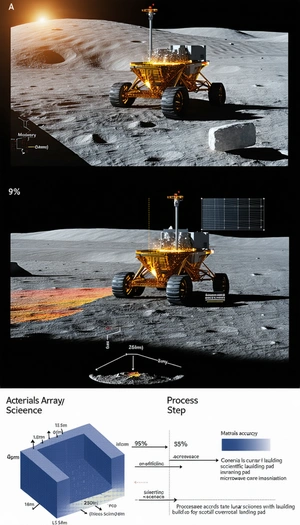A Yellow Rover On The Surface Of A Planet