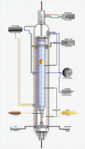 A Diagram Is Displayed Showing The Process Of A Rocket Engine