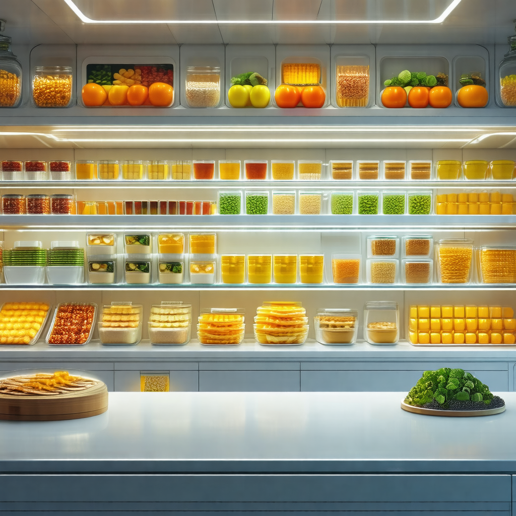 Large, well-stocked refrigerator filled with a variety of...