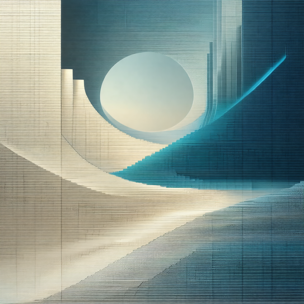 Large, round, white object in the center of the scene