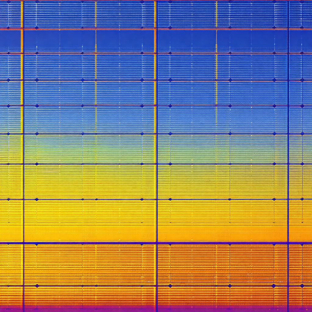 Colorful, abstract representation of a computer screen