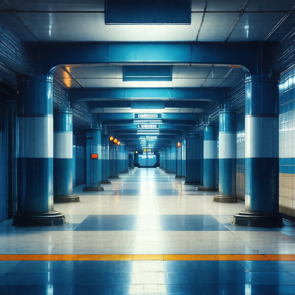 Black and white photo of a train station