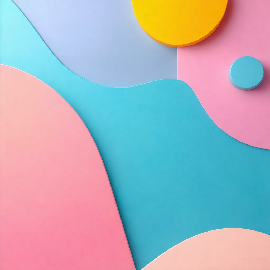 Colorful and abstract artwork, which appears to be a pain...