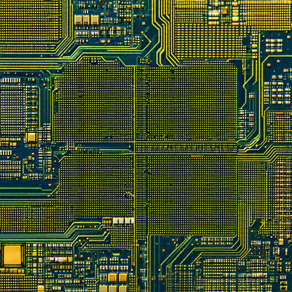 Close-up of a computer circuit board, showcasing its intr...