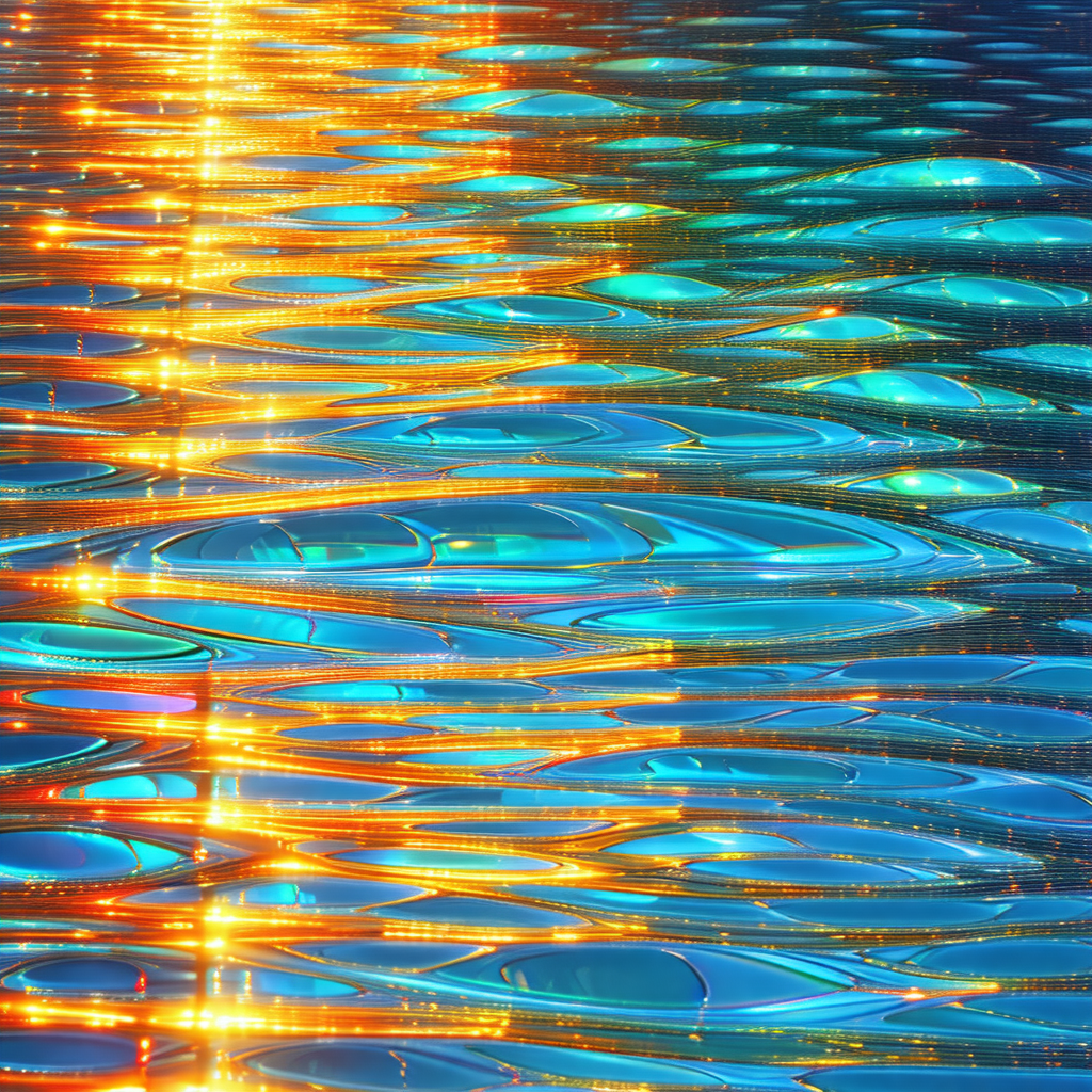Large body of water with a beautiful blue color