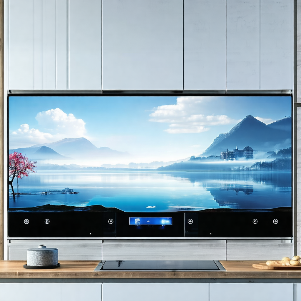 Large flat screen tv mounted on a wall