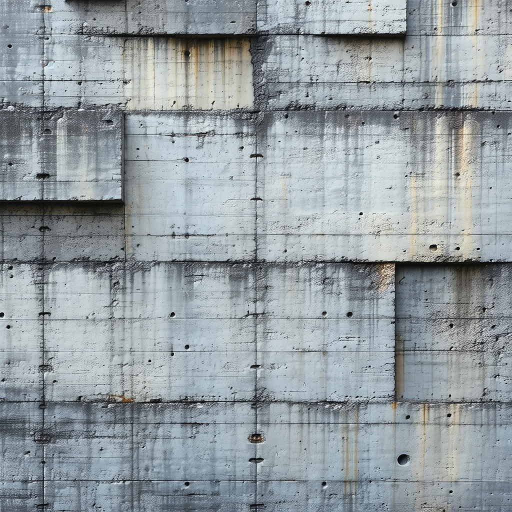 Large concrete wall with a variety of holes and bumps on it