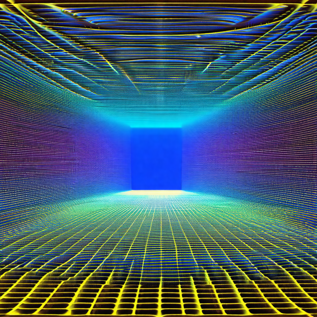 Blue box with a yellow background, which appears to be a ...