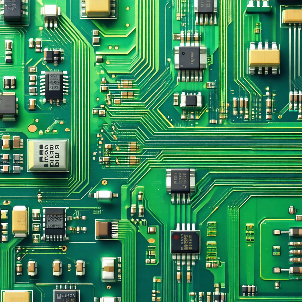 Close-up of a computer circuit board, showcasing its intr...