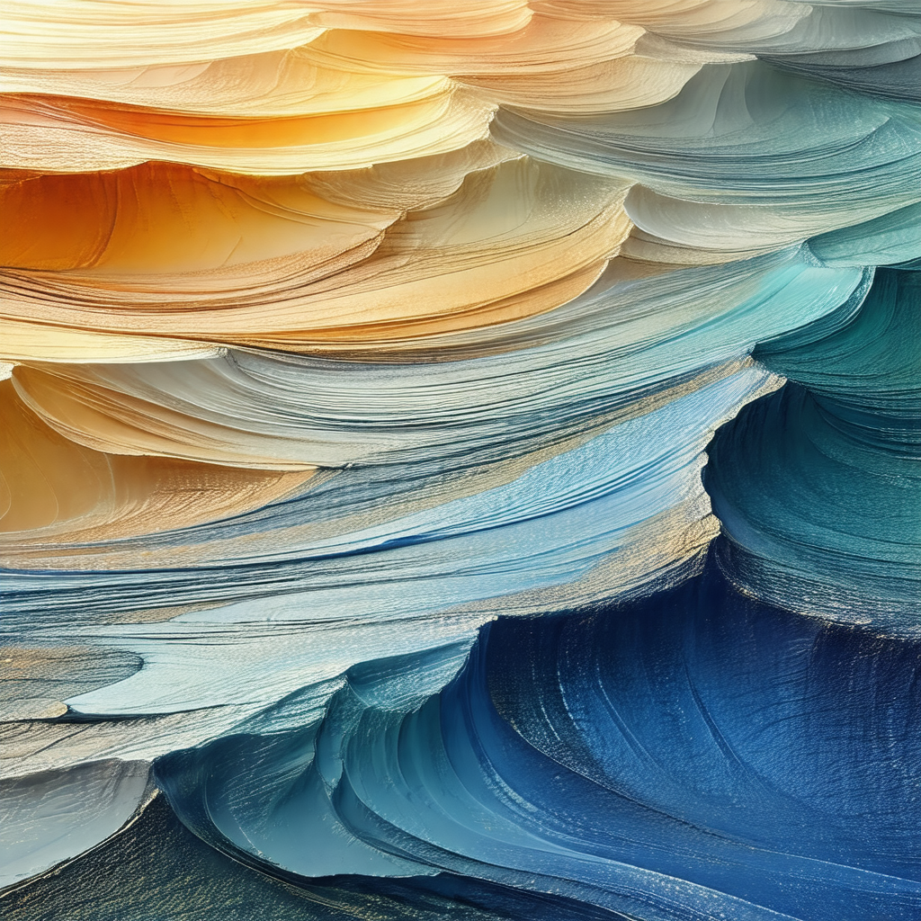 Large, colorful mountain with a variety of colors, includ...