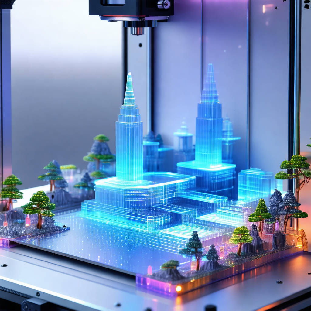 3d model of a city, complete with buildings and trees