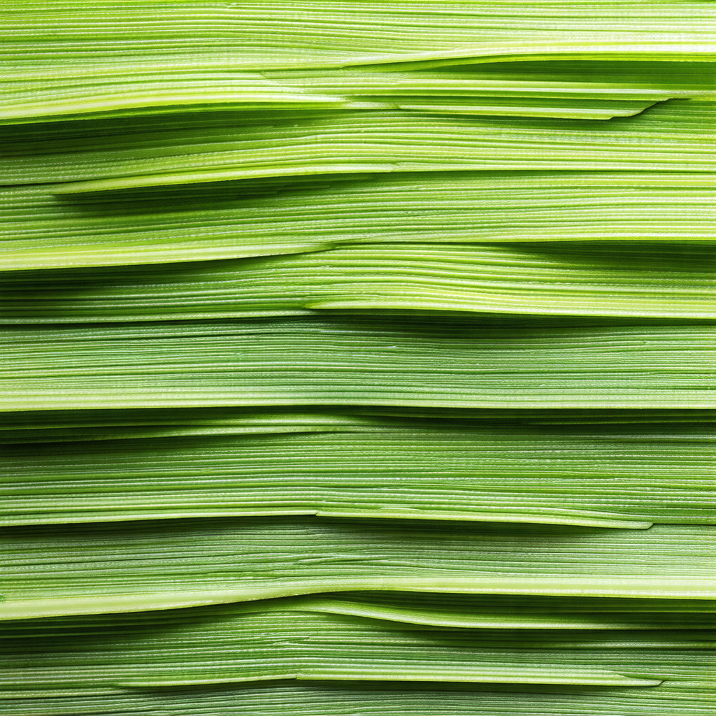 Large, green, leafy plant with a distinctive texture