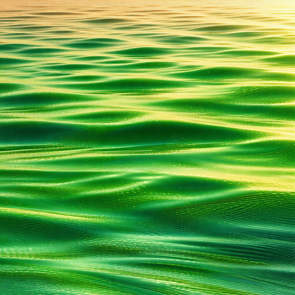 Large body of water, possibly an ocean, with a beautiful ...