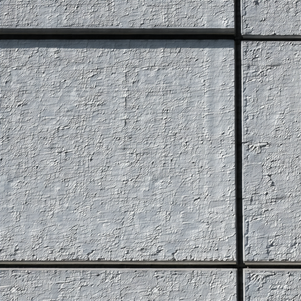 White wall with a few black squares