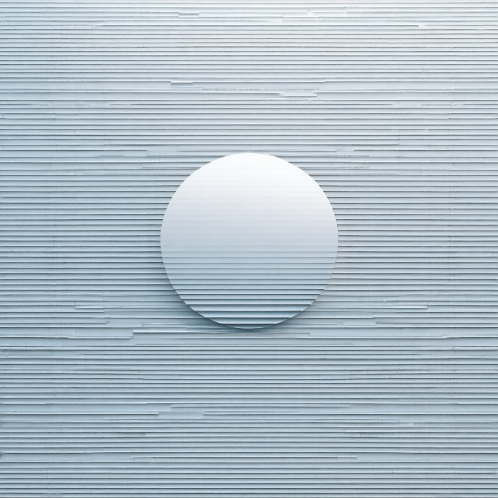 Round, white object, possibly a light switch or a button,...