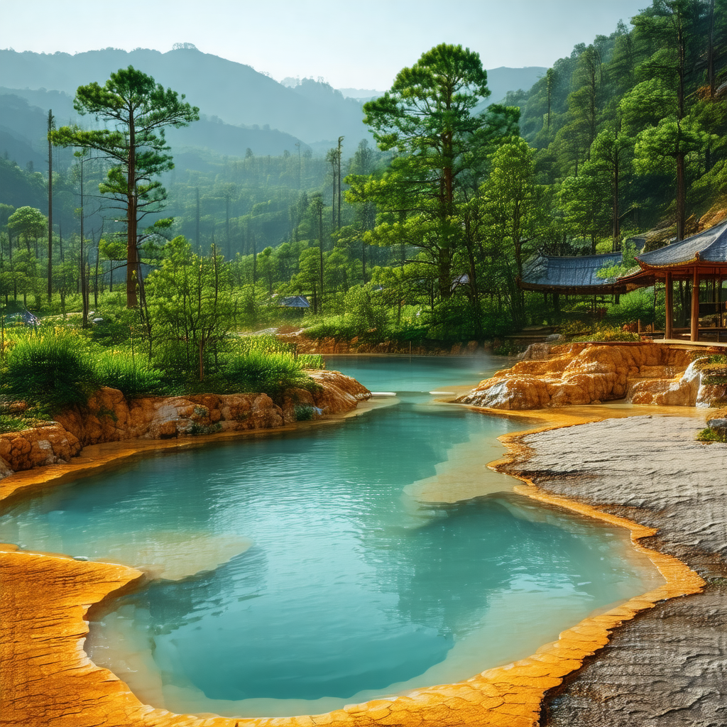 Serene scene of a lake surrounded by a forest