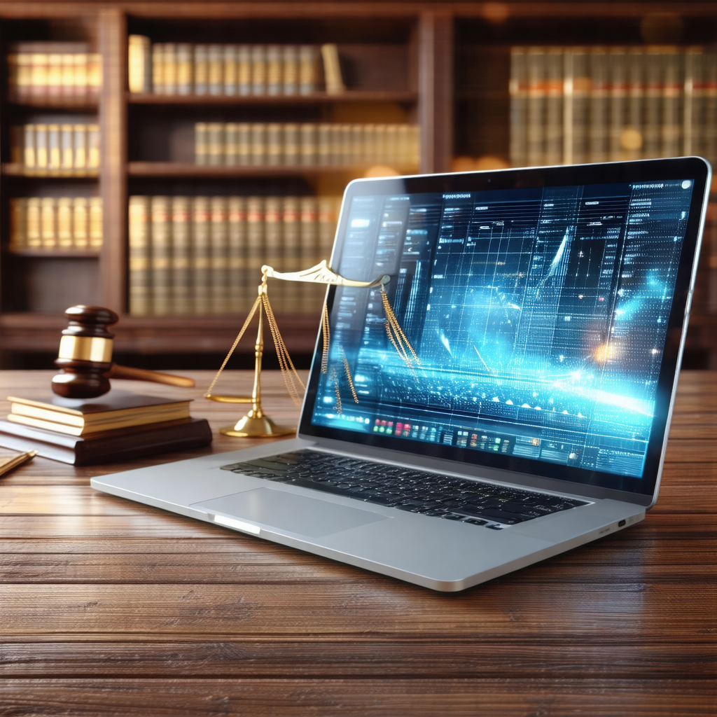 White laptop computer sitting on a wooden desk