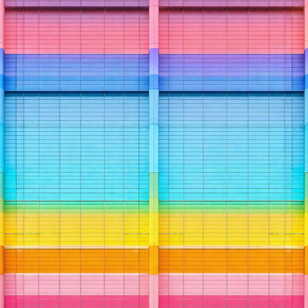 Large building with a colorful and vibrant design