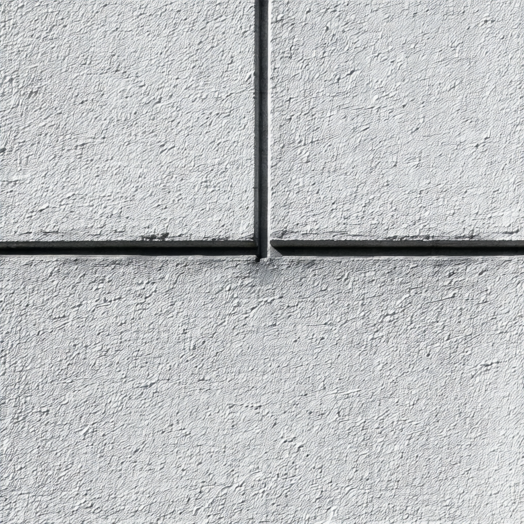 White wall with a metal pipe running through it