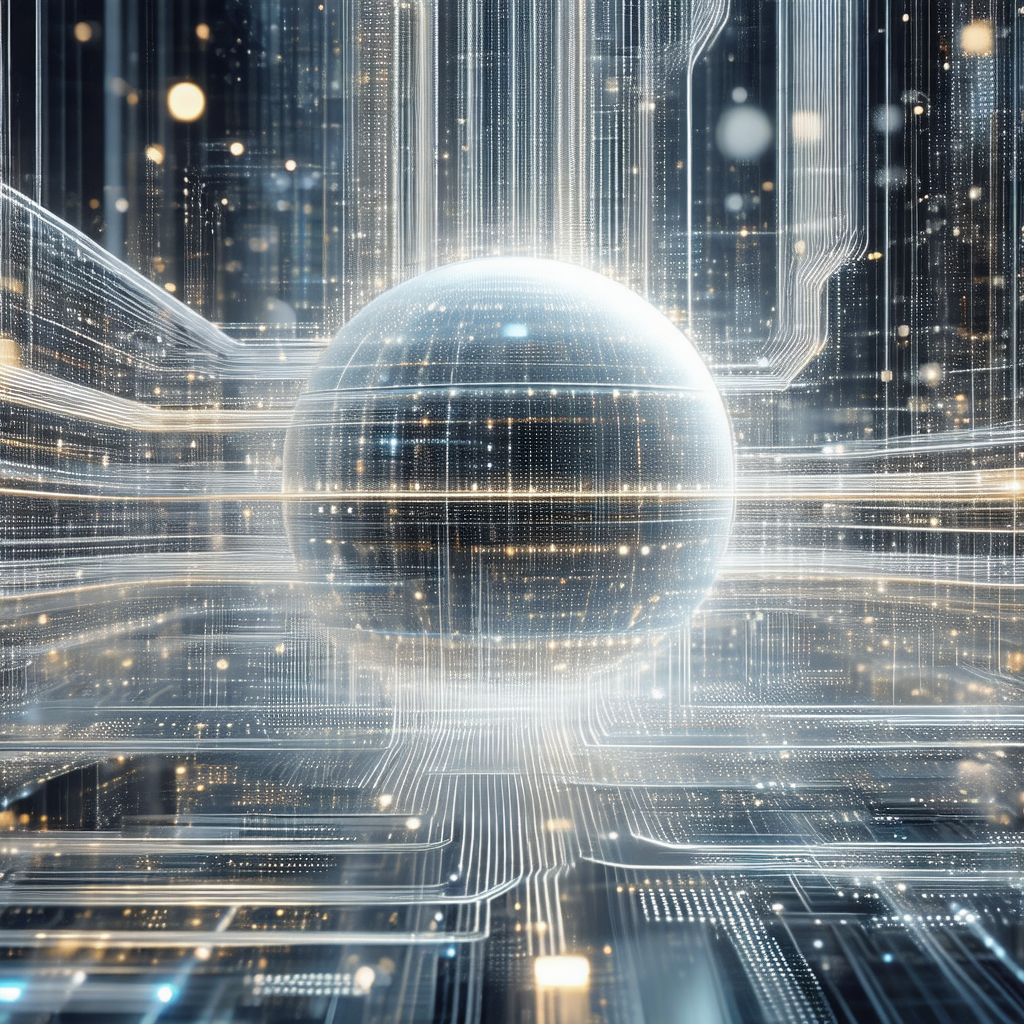 Computer-generated, three-dimensional representation of a...