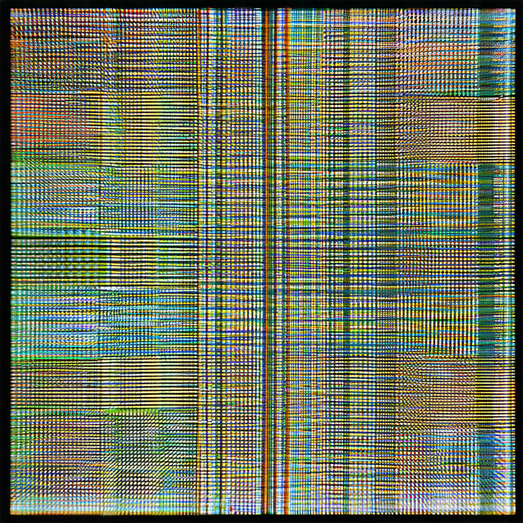 Close-up of a colorful, patterned fabric