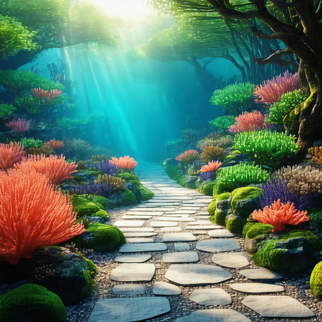 Beautifully drawn, colorful, and vibrant painting of a ga...