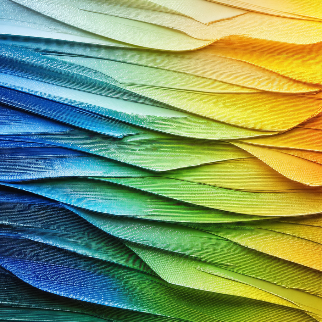 Colorful, swirling pattern of various colors, including b...