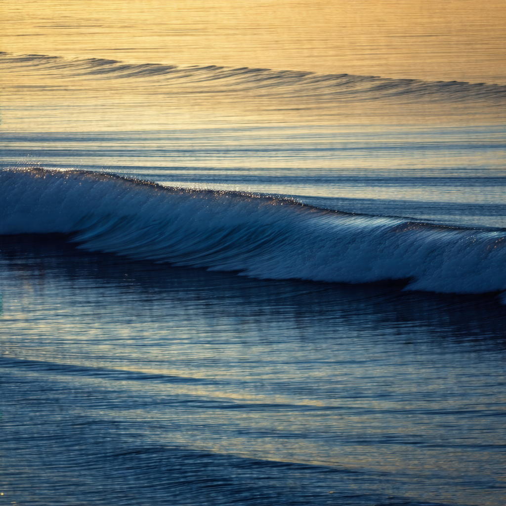 Captures a beautiful scene of a large wave crashing into ...