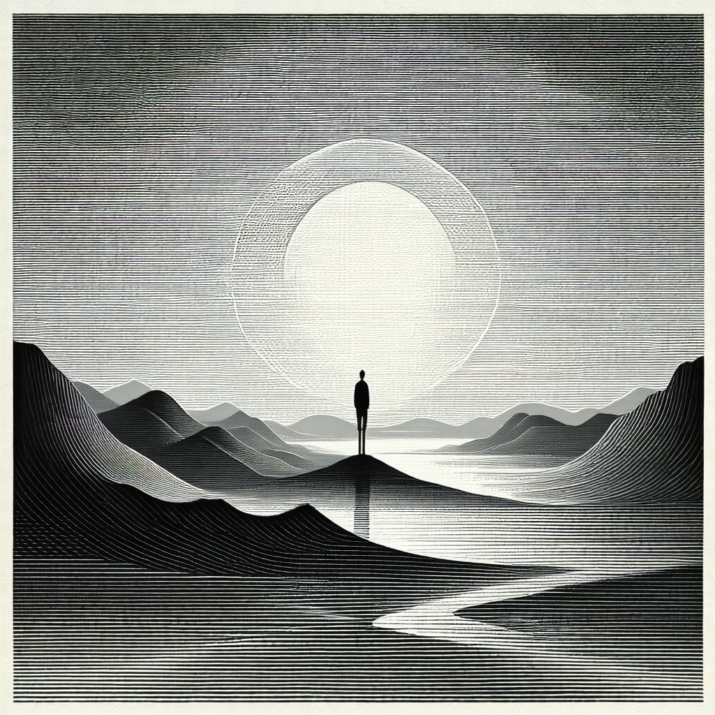 Man Landscape Artwork