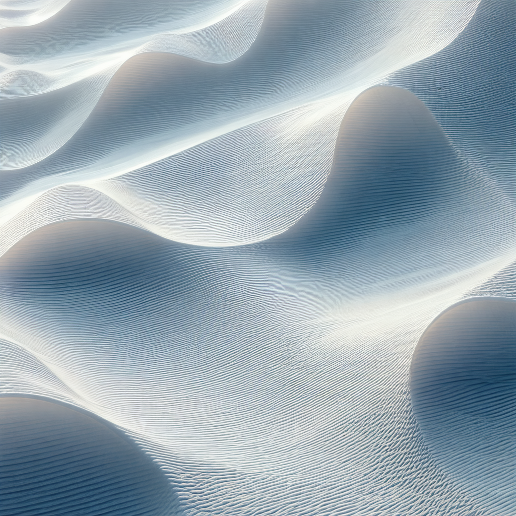 Large, white, and curved structure that resembles a wave ...