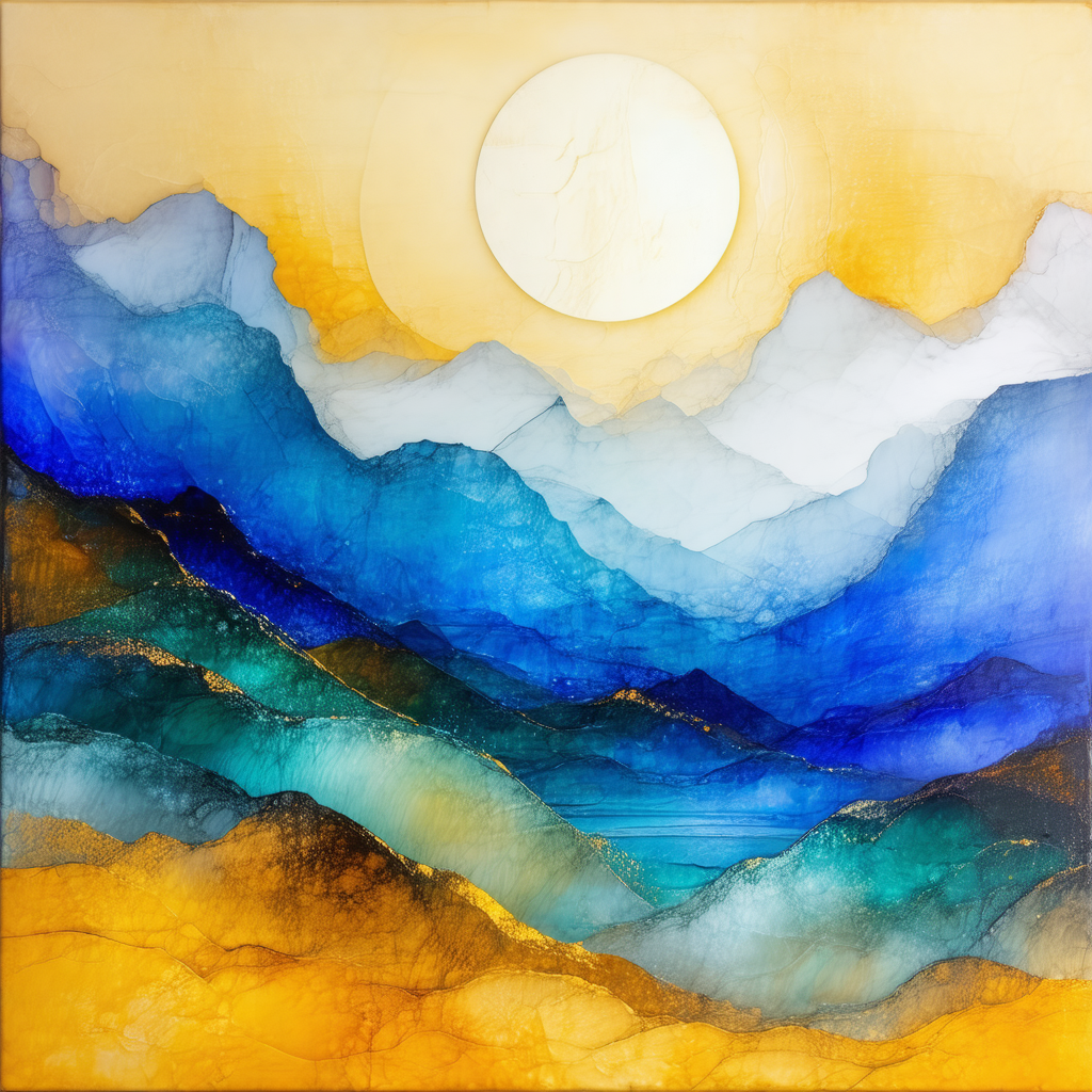 Beautiful Landscape Mountain Artwork