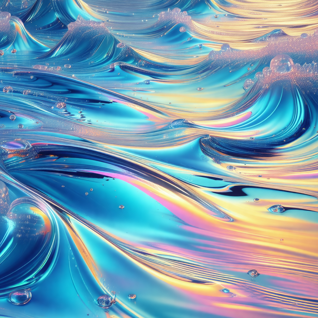 Large body of water with a vibrant blue color