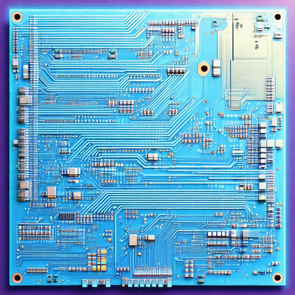 Close-up of a computer circuit board