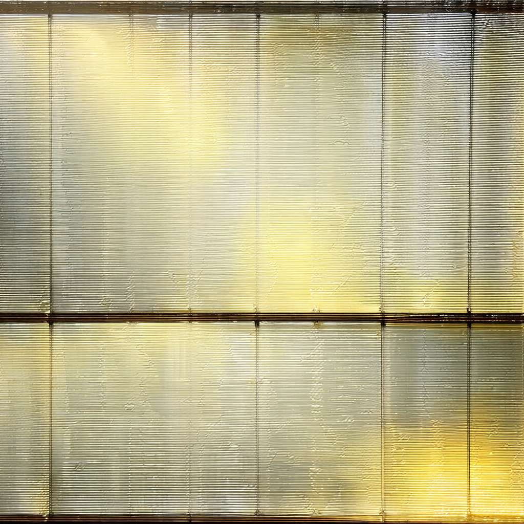 Large window with a yellowish tint