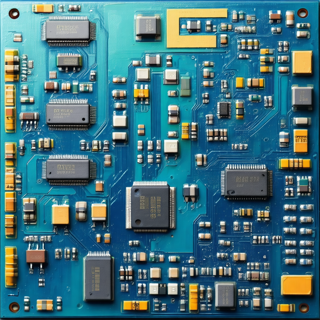 Close-up of a computer circuit board