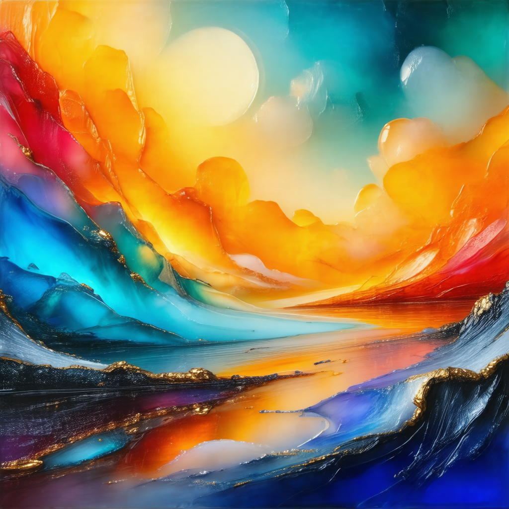 Painting Beautiful Landscape Artwork