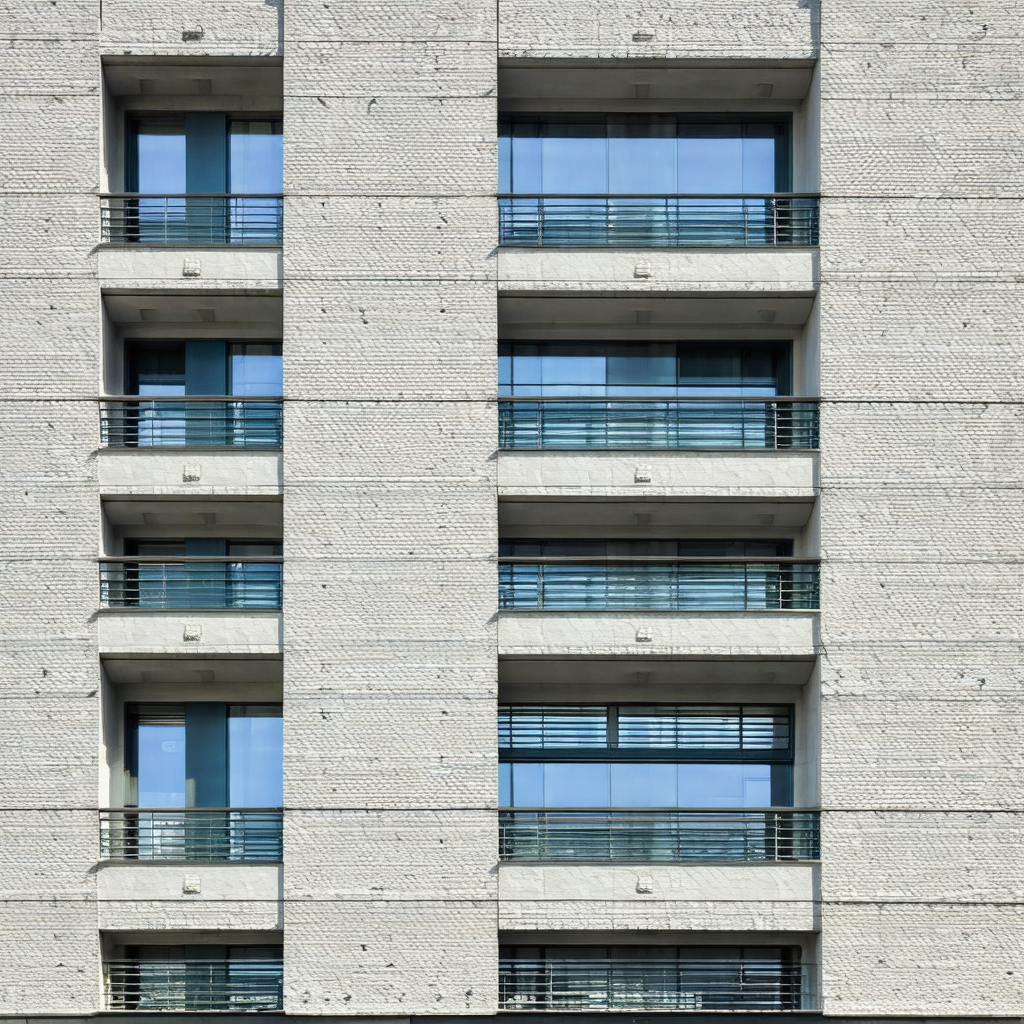 Tall building with many windows