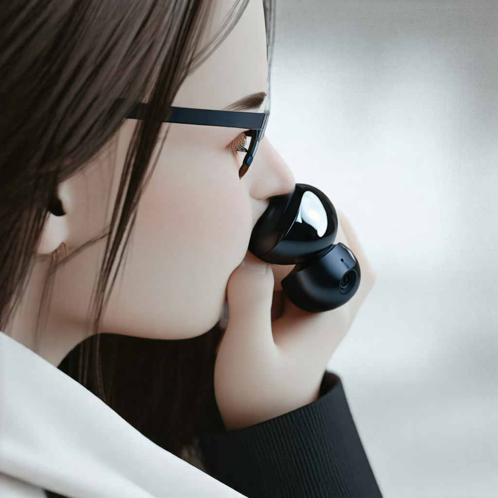 Woman wearing glasses, holding a cell phone to her ear