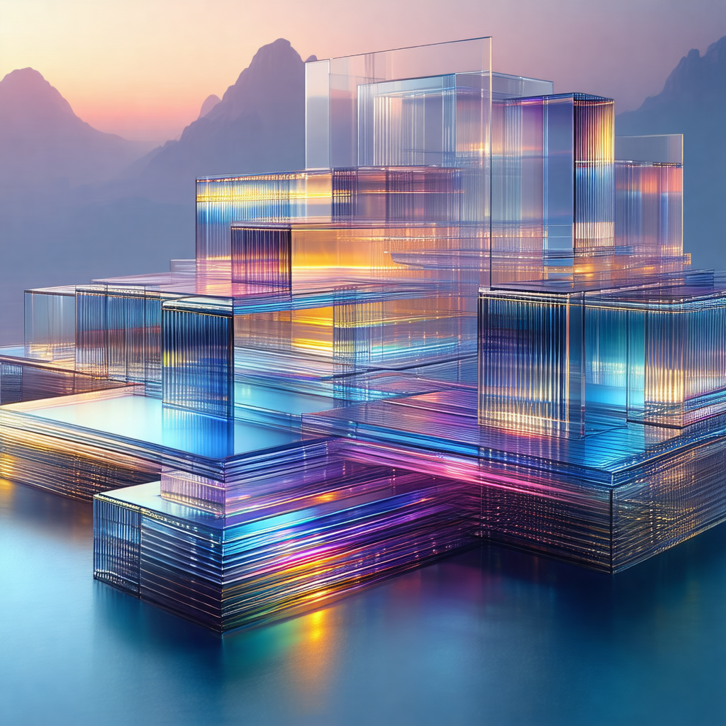 Large, colorful building with a unique design