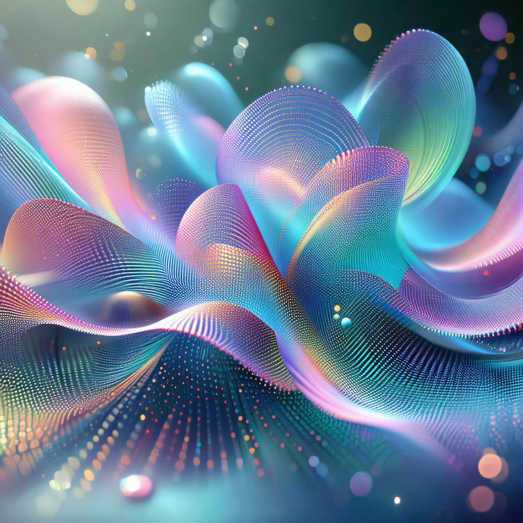 Colorful and vibrant artistic representation of a flower