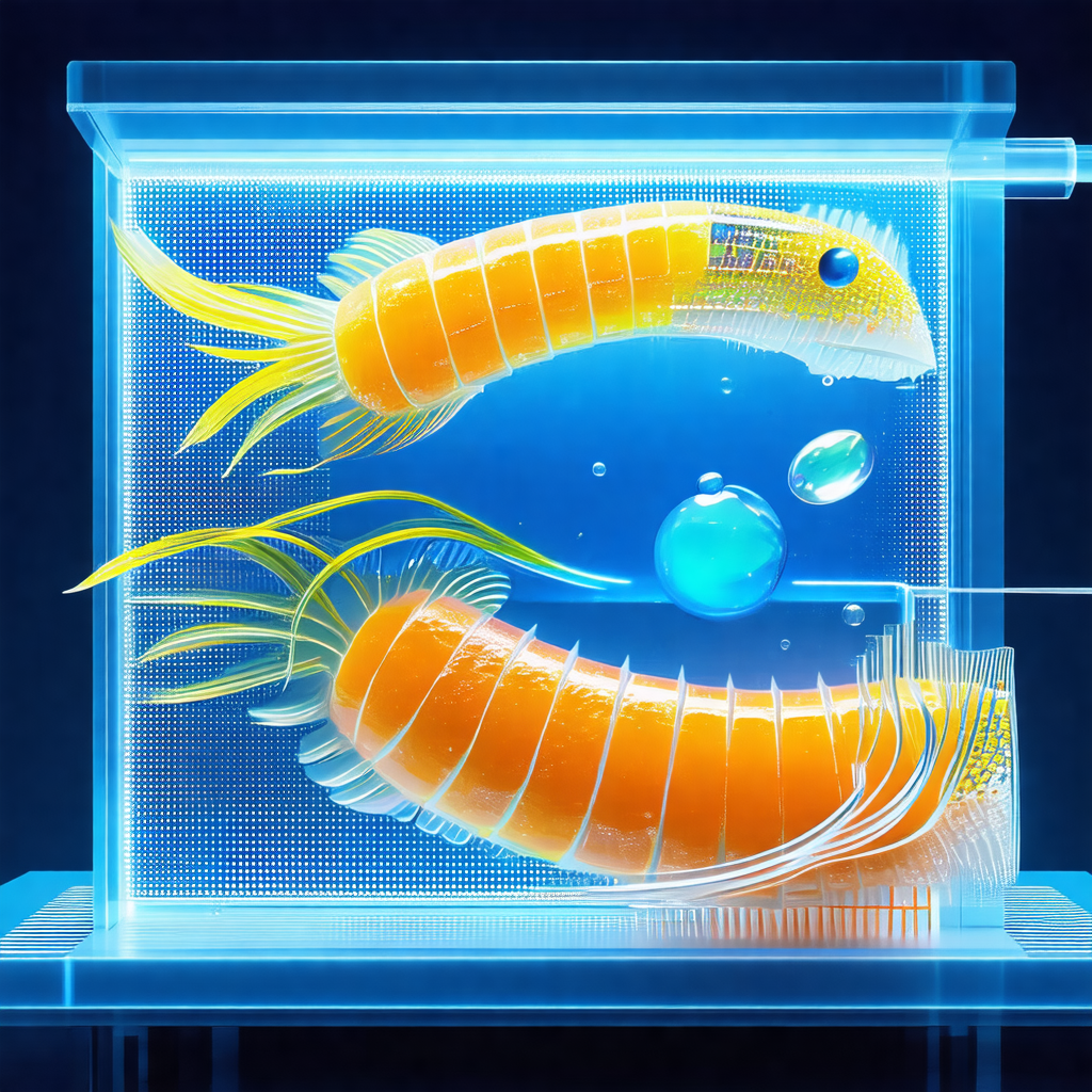 Large, blue fish with a yellow and orange body, swimming ...