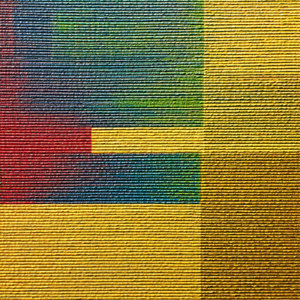 Colorful, multi-colored carpet with a variety of colors a...
