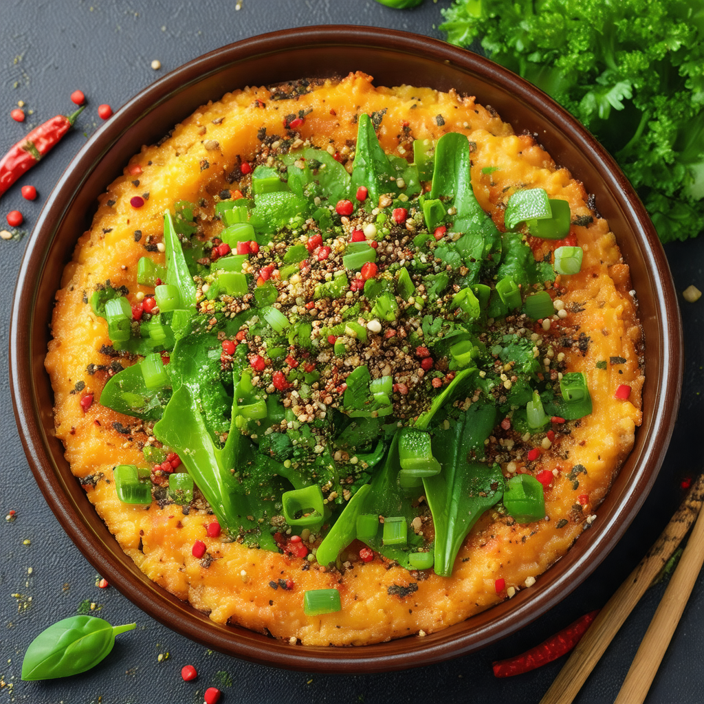 Large bowl filled with a delicious and colorful dish