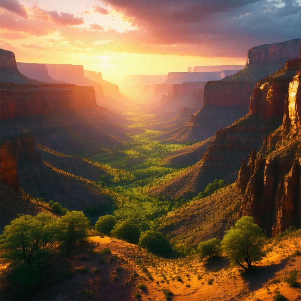 Beautiful landscape with a mountain range in the background