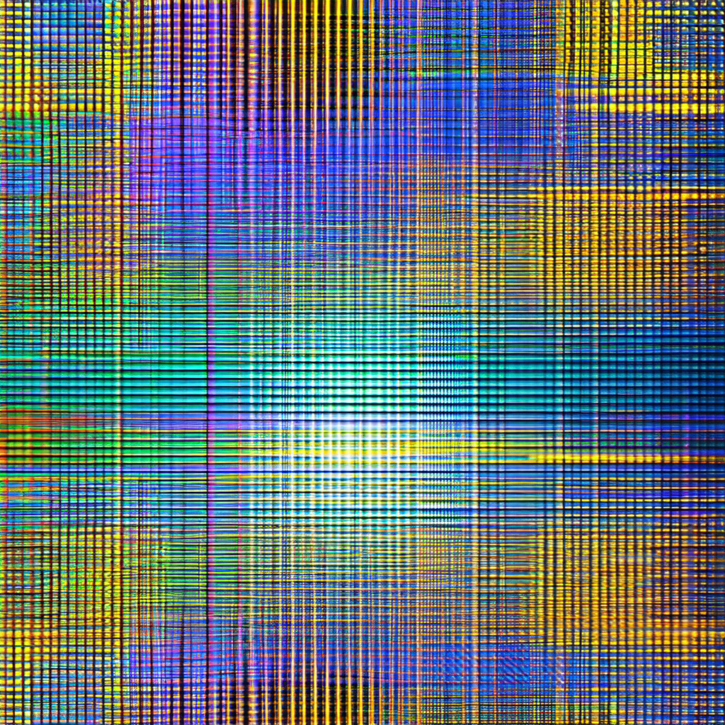 Close-up of a colorful, patterned fabric
