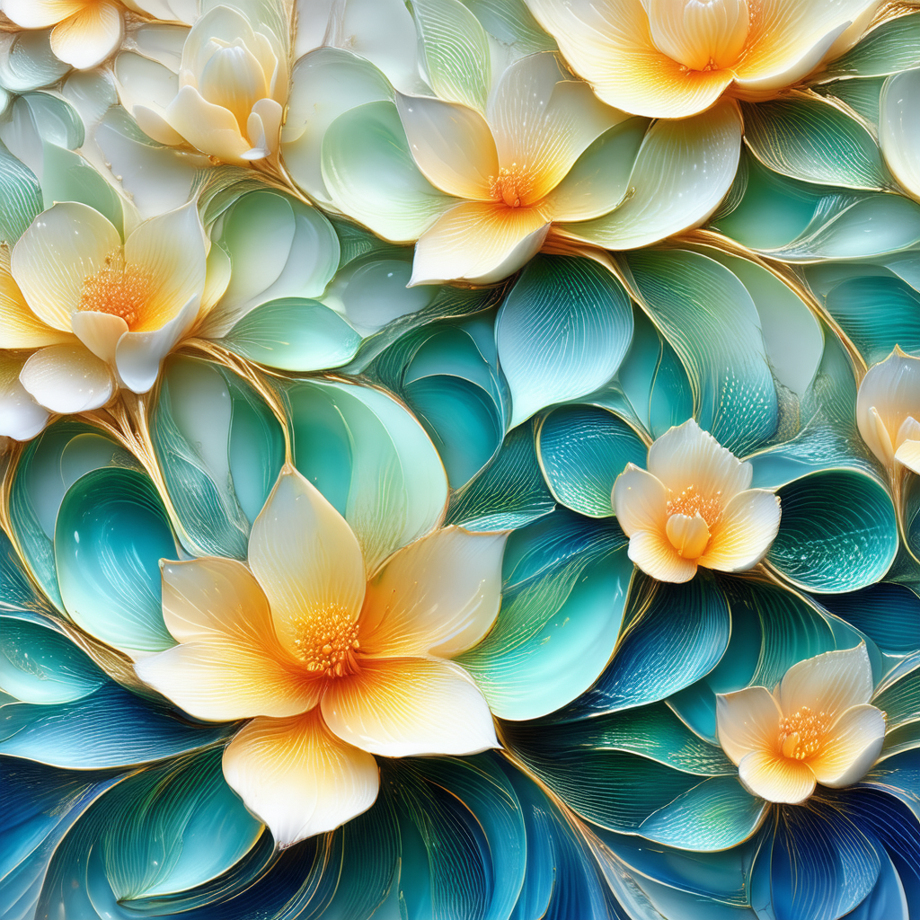 Beautifully crafted glass artwork that showcases a vibran...