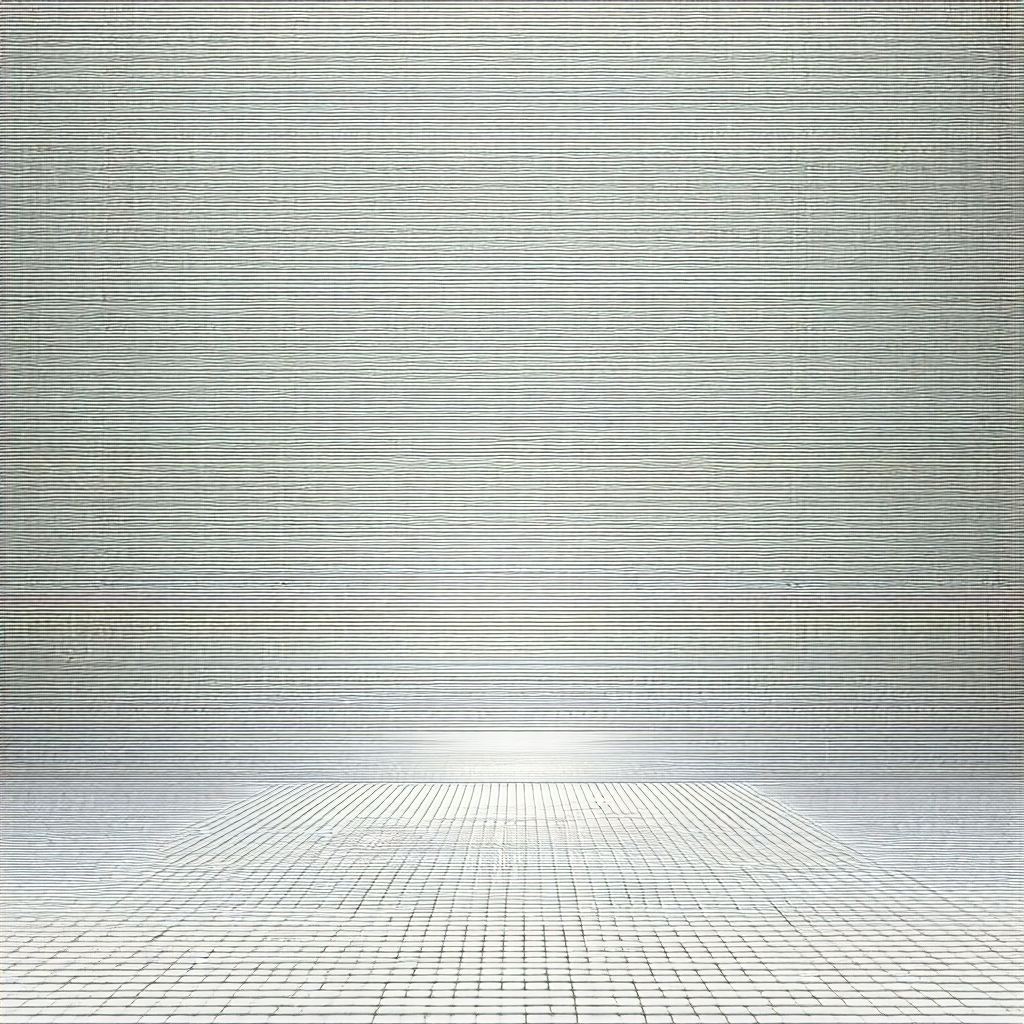 Large, empty room with a white tile floor